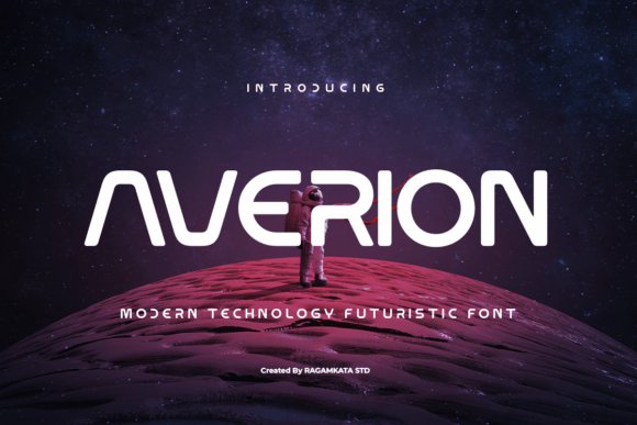 Averion Typeface for Bold Tech Campaigns
