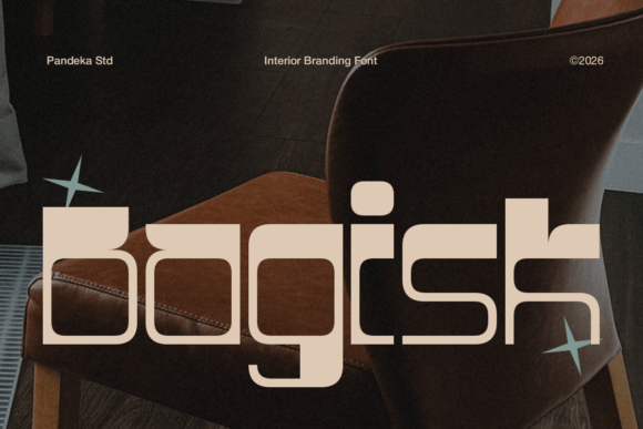 Bagisk: A Retro-Futuristic Display Typeface for Modern Editors