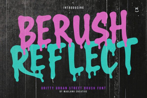 Berush Reflect: A Bold Display Font for Makers