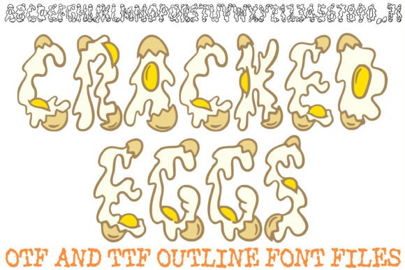 Cracked Egg Typeface for Playful Brand Design