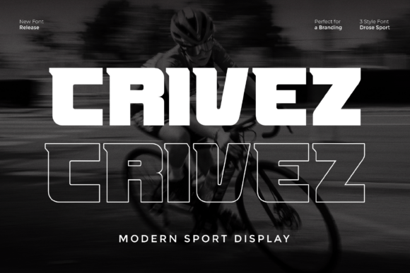 Crivez: A Bold Display Font for Makers