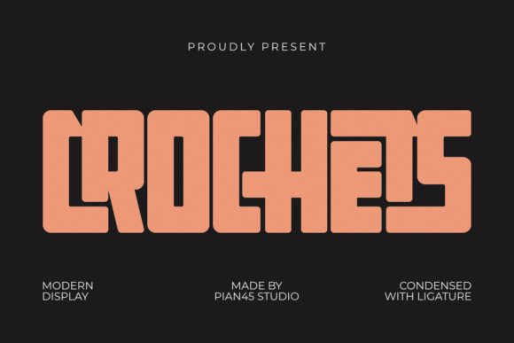 Crochets Font: Bold Branding for Small Business