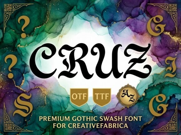 Cruz: A Premium Gothic Display Font Review