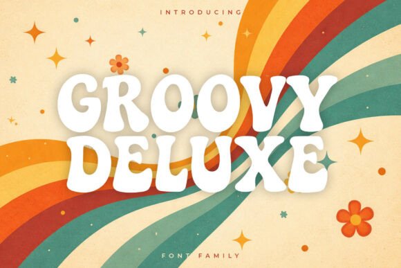 Groovy Deluxe: The Ultimate Retro Font for 70s Design