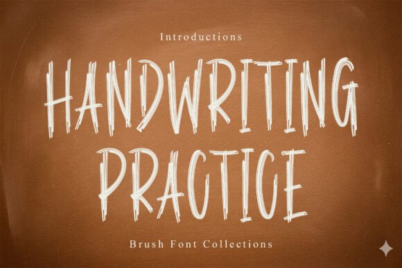 Handwriting Practice Font for Bold Maker Designs