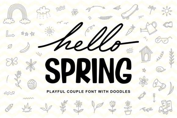 Hello Spring Trio: A Fresh Typeface for Brands