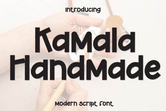 Kamala Handmade Font for Creative Branding