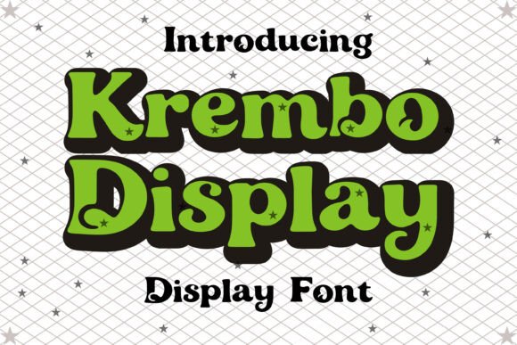 Krembo Display Font for Bold Web Branding