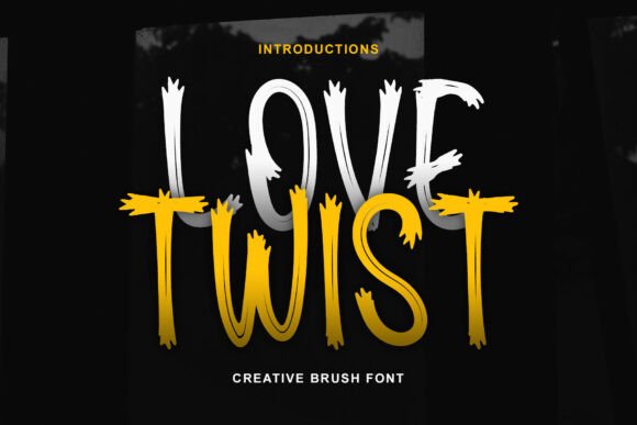 Love Twist Font for Handmade Branding