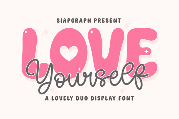 Love Yourself Duo Typeface Review