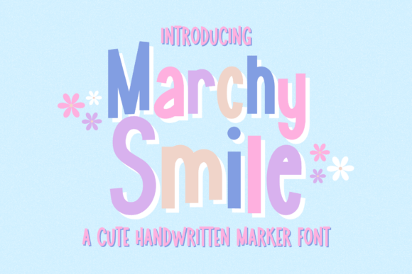 Marchy Smile: A Joyful Display Font for Editorial Design