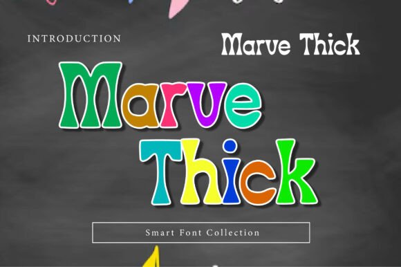 Marve Thick: A Bold Typeface for Editorial Design