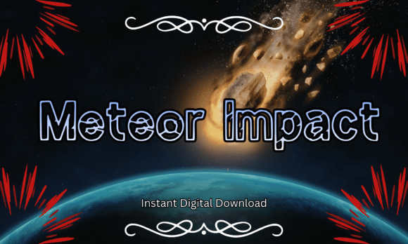 Meteor Impact: A Futuristic Display Font for Bold Headlines