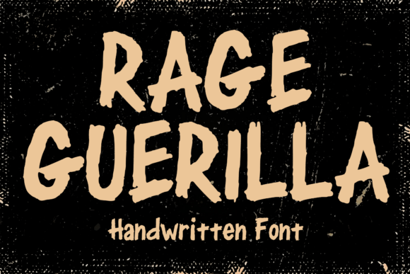 Rage Guerilla Typeface for Bold Branding