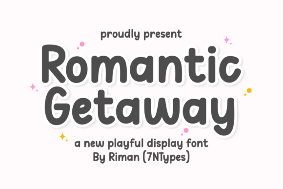 Romantic Getaway: A Handwritten Display Font for Editors