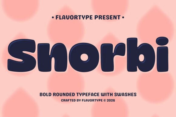 Snorbi Font: Bold & Bubbly for Crafters