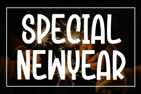 Special Newyear Font for High-End Campaigns