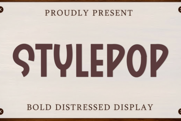 Stylepop Typeface for Friendly Campaign Design