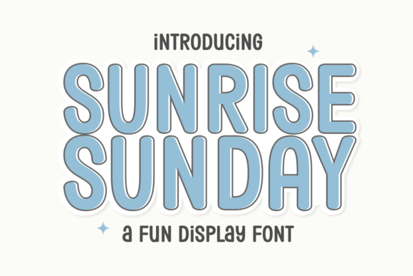 Sunrise Sunday Font for Modern Web Design