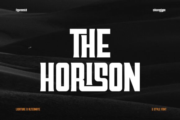 The Horison Typeface for Bold Branding