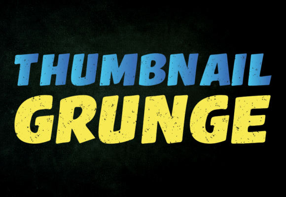 Thumbnail Grunge Typeface for Bold Branding