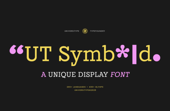 Ut Symbold: A Vibrant Display Serif Font for Branding