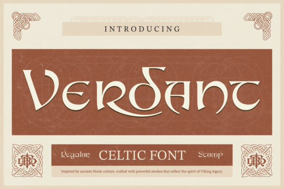 Verdant Typeface for Mythical Branding